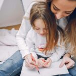mother getting a divorce with a children